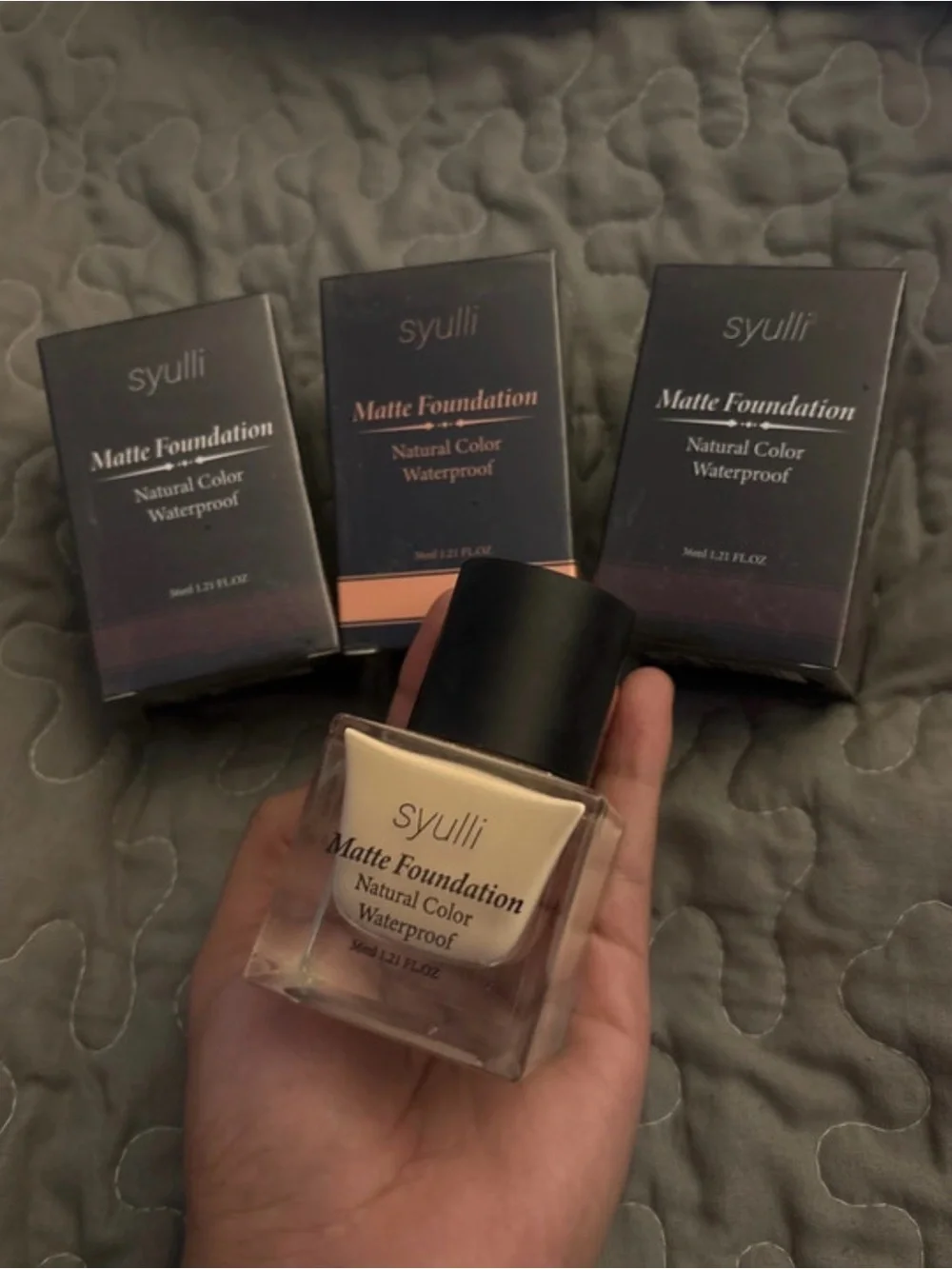 Matte Foundation – Cream Natural Shade Waterproof Coverage
